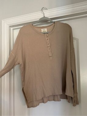 OFFLINE by Aerie Waffle Knit Henley